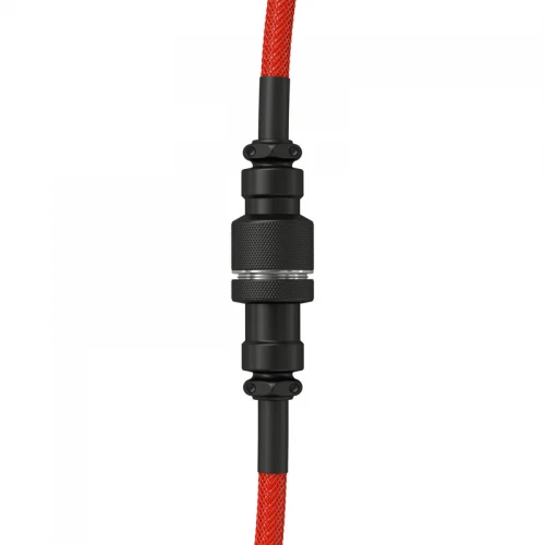 Kabel do klawiatury Glorious Coiled Cable Crimson Red (USB-C do USB-A) 1.37m