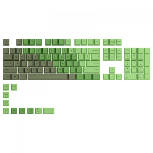 Keycapy nakładki Glorious GPBT Olive 114szt 