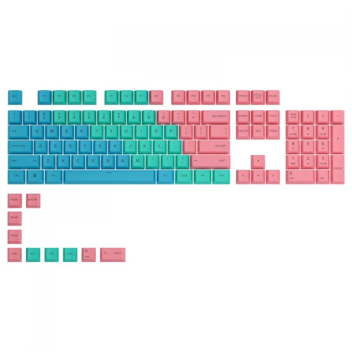 Keycapy nakładki Glorious GPBT Pastel 114szt 