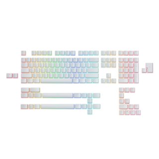 Keycapy nakładki Glorious PBT Aura v2 White 145szt 