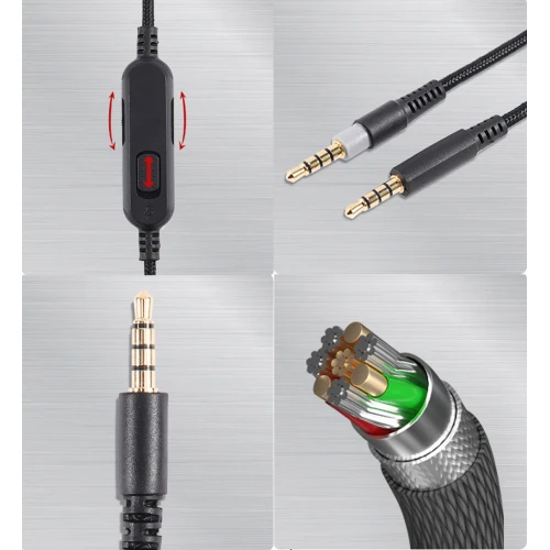 Kabel Słuchawkowy Mozos KS-KHC do HyperX Cloud / Alpha