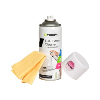 Pianka do czyszczenia monitorów LCD Tracer 400ml + ściereczka