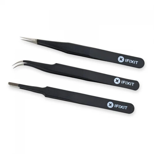 Precyzyjne pęsety iFixit Precision Tweezer Set PRO - 3szt