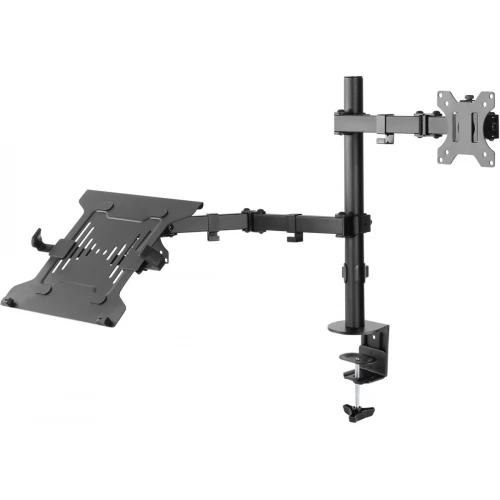 Uchwyt biurkowy na monitor i laptop MOZOS DS-LM 2w1