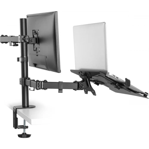 Uchwyt biurkowy na monitor i laptop MOZOS DS-LM 2w1