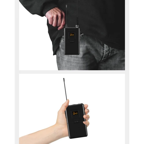 Bezprzewodowy zestaw mikrofonów MOZOS UHF-SET