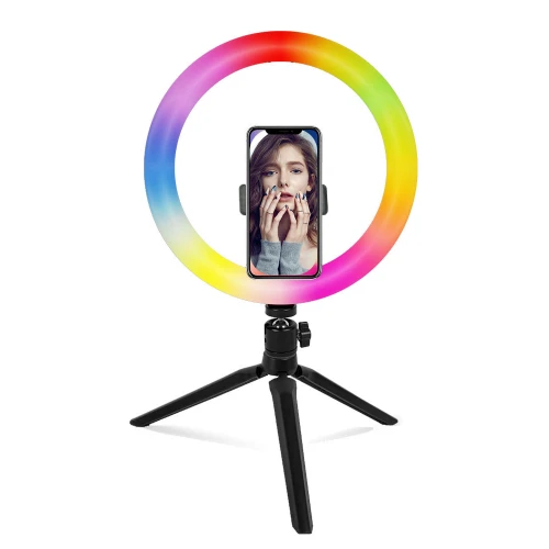 Lampa LED RGB MOZOS Pierścieniowa 26cm (Ring)