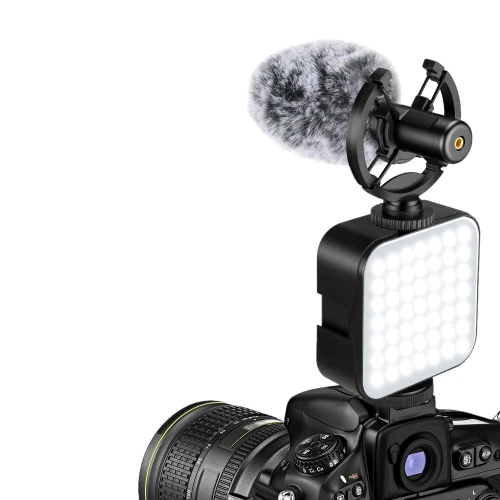 Zestaw do vlogów MOZOS VLK1 KIT Lampa, Statyw, Mikrofon