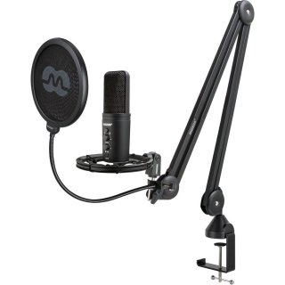 Zestaw MOZOS PM1000-PRO USB Mikrofon, Statyw, Pop-Filtr, Koszyk