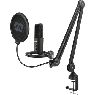 Zestaw MOZOS PM1000-PRO USB Mikrofon, Statyw, Pop-Filtr, Koszyk