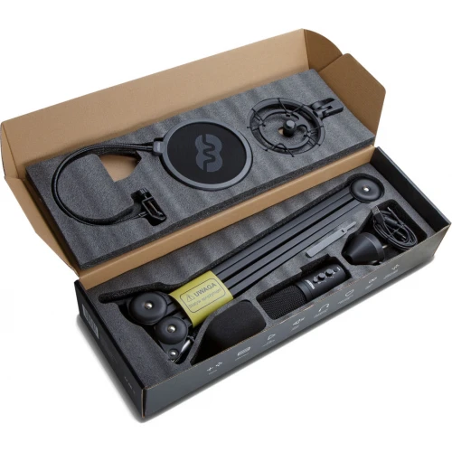 Zestaw MOZOS PM1000-PRO USB Mikrofon, Statyw, Pop-Filtr, Koszyk