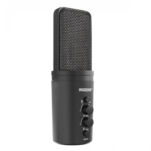 Zestaw MOZOS PM1000-PRO USB Mikrofon, Statyw, Pop-Filtr, Koszyk
