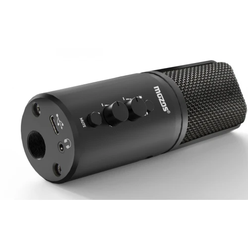 Zestaw MOZOS PM1000-PRO USB Mikrofon, Statyw, Pop-Filtr, Koszyk