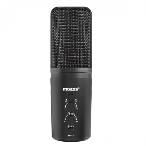 Zestaw MOZOS PM1000-PRO USB Mikrofon, Statyw, Pop-Filtr, Koszyk