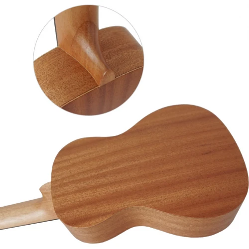 Ukulele sopranowe MOZOS Gecko + akcesoria