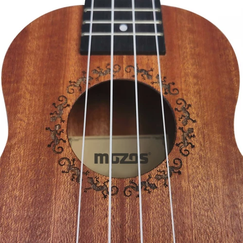 Ukulele sopranowe MOZOS Gecko + akcesoria