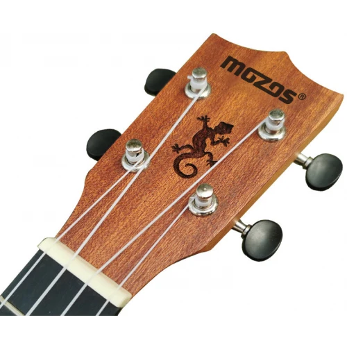 Ukulele sopranowe MOZOS Gecko + akcesoria