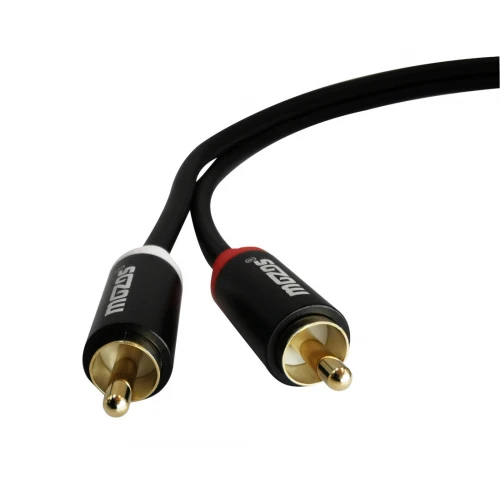Przewód Audio 2x RCA - 2x RCA Cinch Premium - 1m