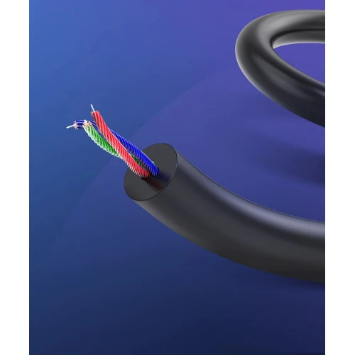 Przewód Audio 2x RCA - 2x RCA Cinch Premium - 1m