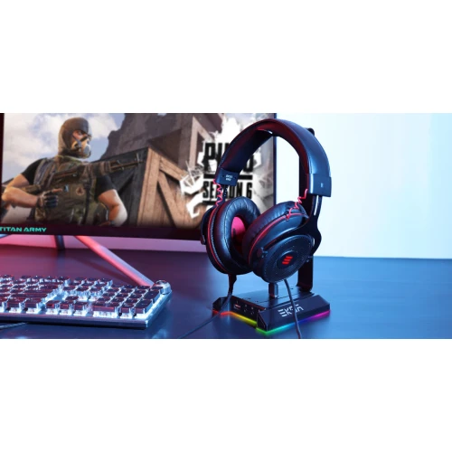 Stojak na słuchawki OneOdio Eksa W1 RGB + Karta Dźwiękowa