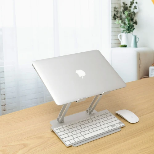 Aluminiowa podstawka pod laptopa MOZOS LS-2 Silver
