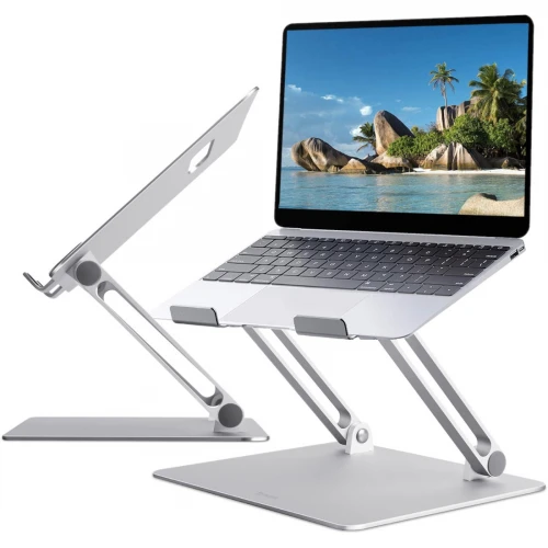 Aluminiowa podstawka pod laptopa MOZOS LS-2 Silver