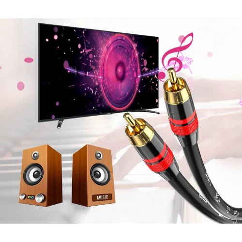 Kabel do subwoofera RCA - RCA Coaxial - 3m