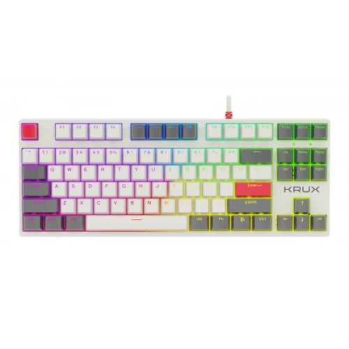 Klawiatura Krux Atax PRO RGB TKL Creator Retro Gateron Yellow Pro