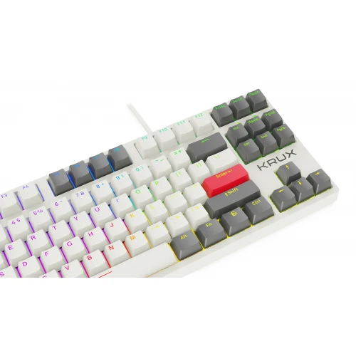 Klawiatura Krux Atax PRO RGB TKL Creator Retro Gateron Yellow Pro