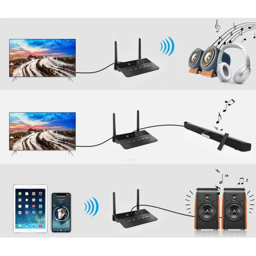 Transmiter Nadajnik Odbiornik MOZOS B2 Bluetooth 5.0 aptX HD
