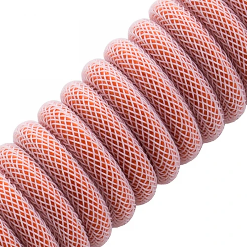 Kabel do klawiatury CableMod Classic Coiled Cable Orangesicle (USB-C do USB-A) 1.5m
