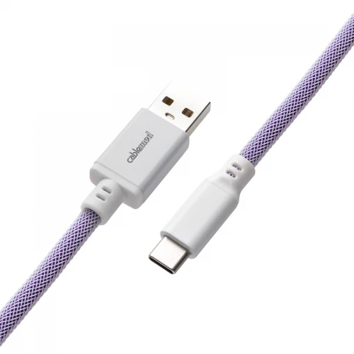 Kabel do klawiatury CableMod Classic Coiled Cable Rum Raisin (USB-C do USB-A) 1.5m