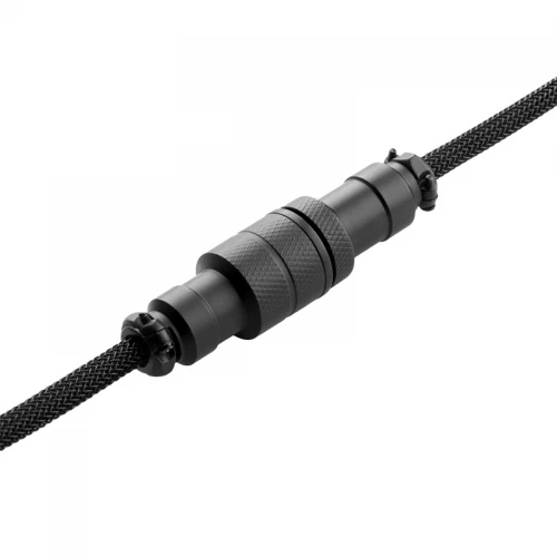 Kabel do klawiatury CableMod Pro Coiled Cable Midnight Black (USB-C do USB-A) 1.5m