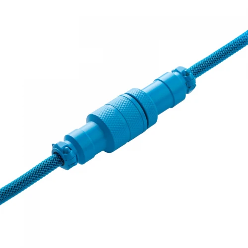 Kabel do klawiatury CableMod Pro Coiled Cable Spectrum Blue (USB-C do USB-A) 1.5m