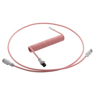 Kabel do klawiatury CableMod Pro Coiled Cable Orangesicle (USB-C do USB-A) 1.5m