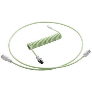 Kabel do klawiatury CableMod Pro Coiled Cable Lime Sorbet (USB-C do USB-A) 1.5m
