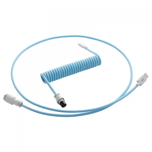 Kabel do klawiatury CableMod Pro Coiled Cable Cheesecake (USB-C do USB-A) 1.5m