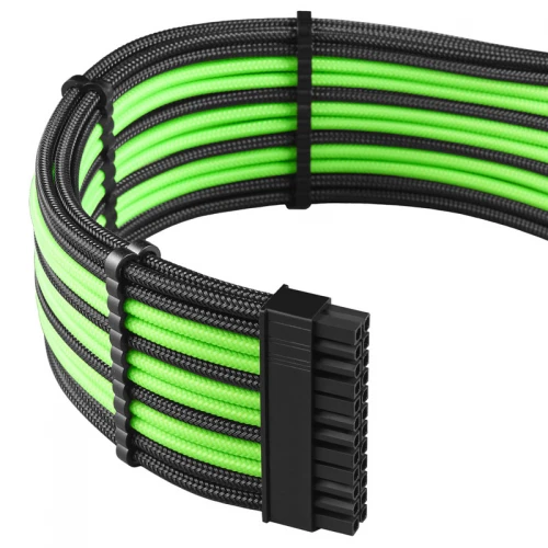 Zestaw przedłużaczy CableMod PRO ModMesh - black/light green