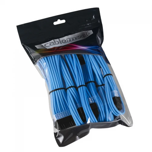 Zestaw przedłużaczy CableMod PRO ModMesh - light blue