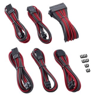 Zestaw przedłużaczy CableMod PRO ModMesh - carbon/red