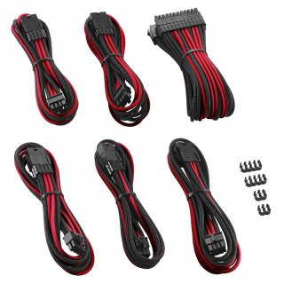 Zestaw przedłużaczy CableMod PRO ModMesh - black/red