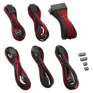 Zestaw przedłużaczy CableMod PRO ModMesh - black/red