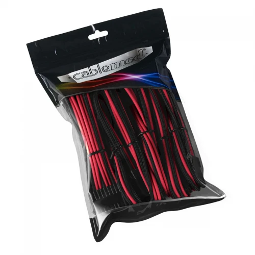 Zestaw przedłużaczy CableMod PRO ModMesh - black/red