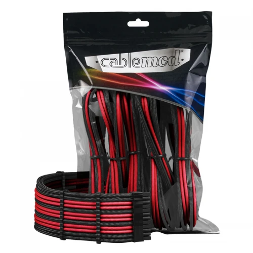 Zestaw przedłużaczy CableMod PRO ModMesh - black/red