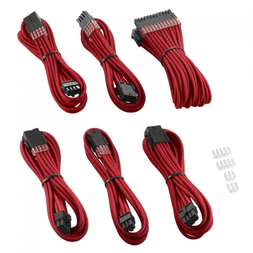 Zestaw przedłużaczy CableMod PRO ModMesh - red