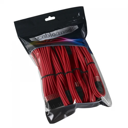 Zestaw przedłużaczy CableMod PRO ModMesh - red