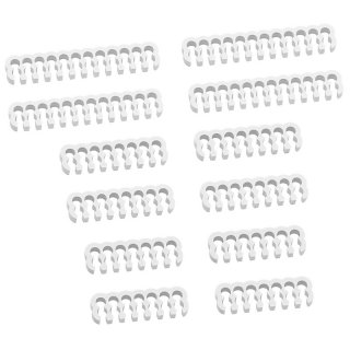 Grzebienie CableMod PRO Bridged Cable Comb - 12szt white