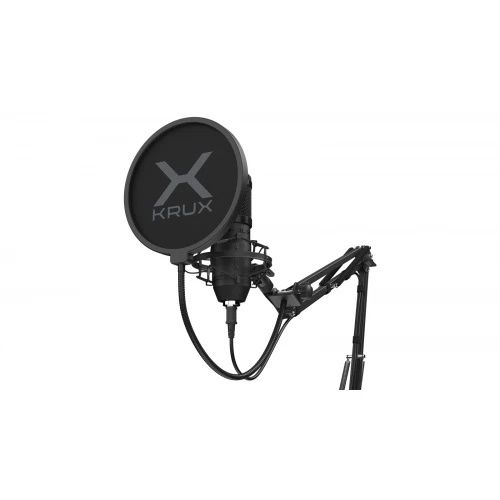 Zestaw Krux Edis 1000 USB Mikrofon, Statyw, Pop-Filtr, Koszyk