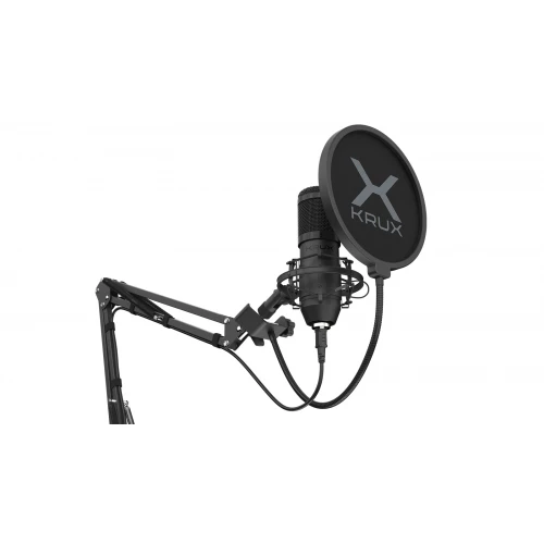 Zestaw Krux Edis 1000 USB Mikrofon, Statyw, Pop-Filtr, Koszyk