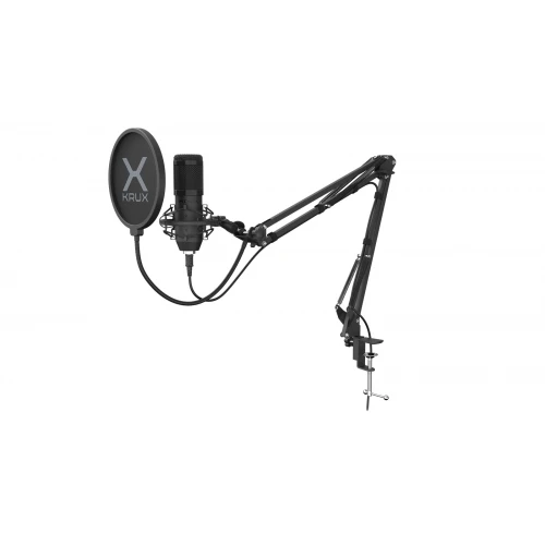 Zestaw Krux Edis 1000 USB Mikrofon, Statyw, Pop-Filtr, Koszyk